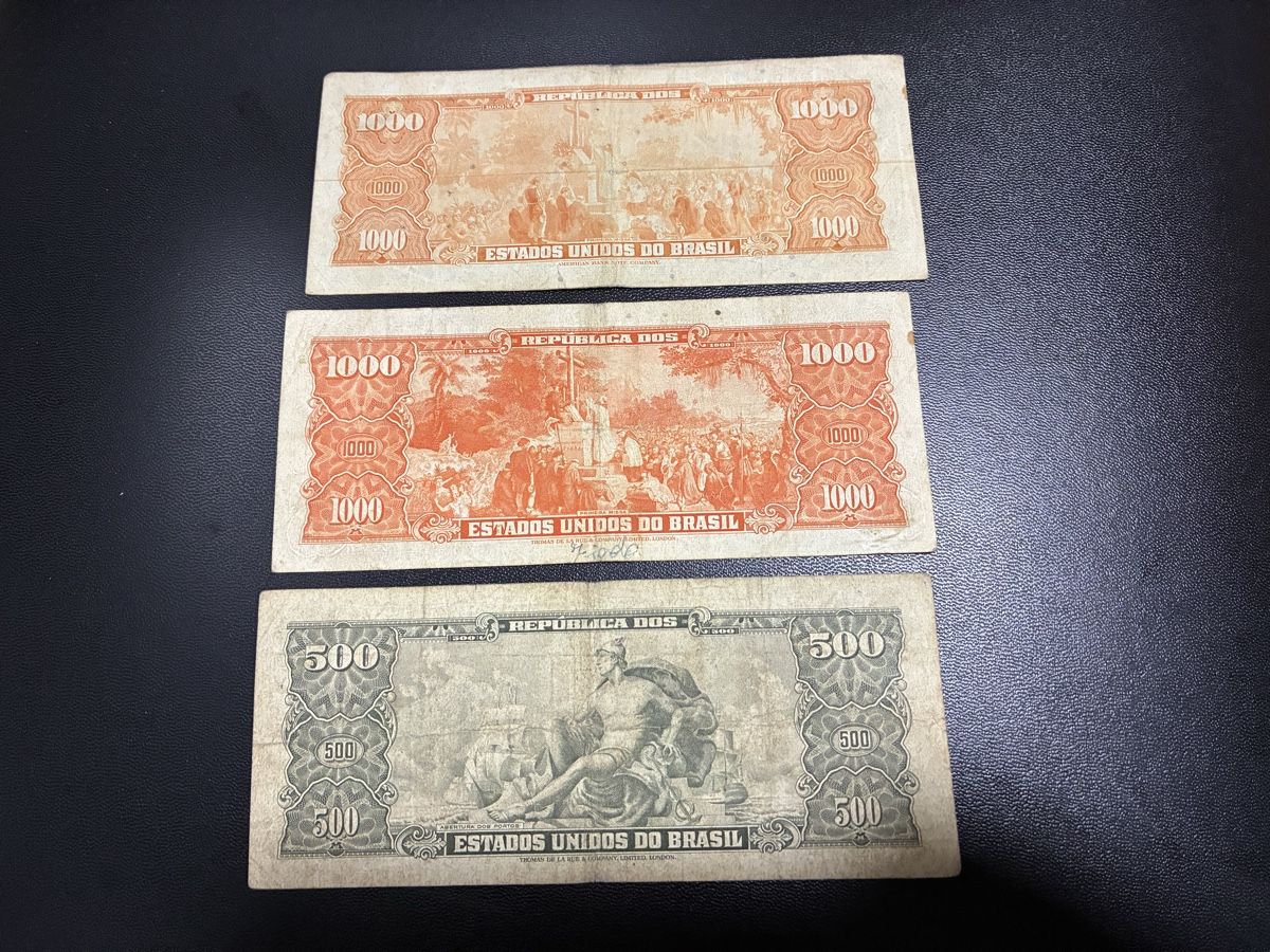 Banknoten: 3 verschiedene Banknoten – Gebraucht aus Dällikon von Woldbanknoten 2