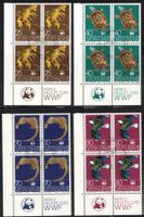 1976  4 Block   WWF    gestempelt Ersttag   SBK 18.00