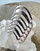 Vintage Designring Silber 925 modernistisch modern Gr. 52