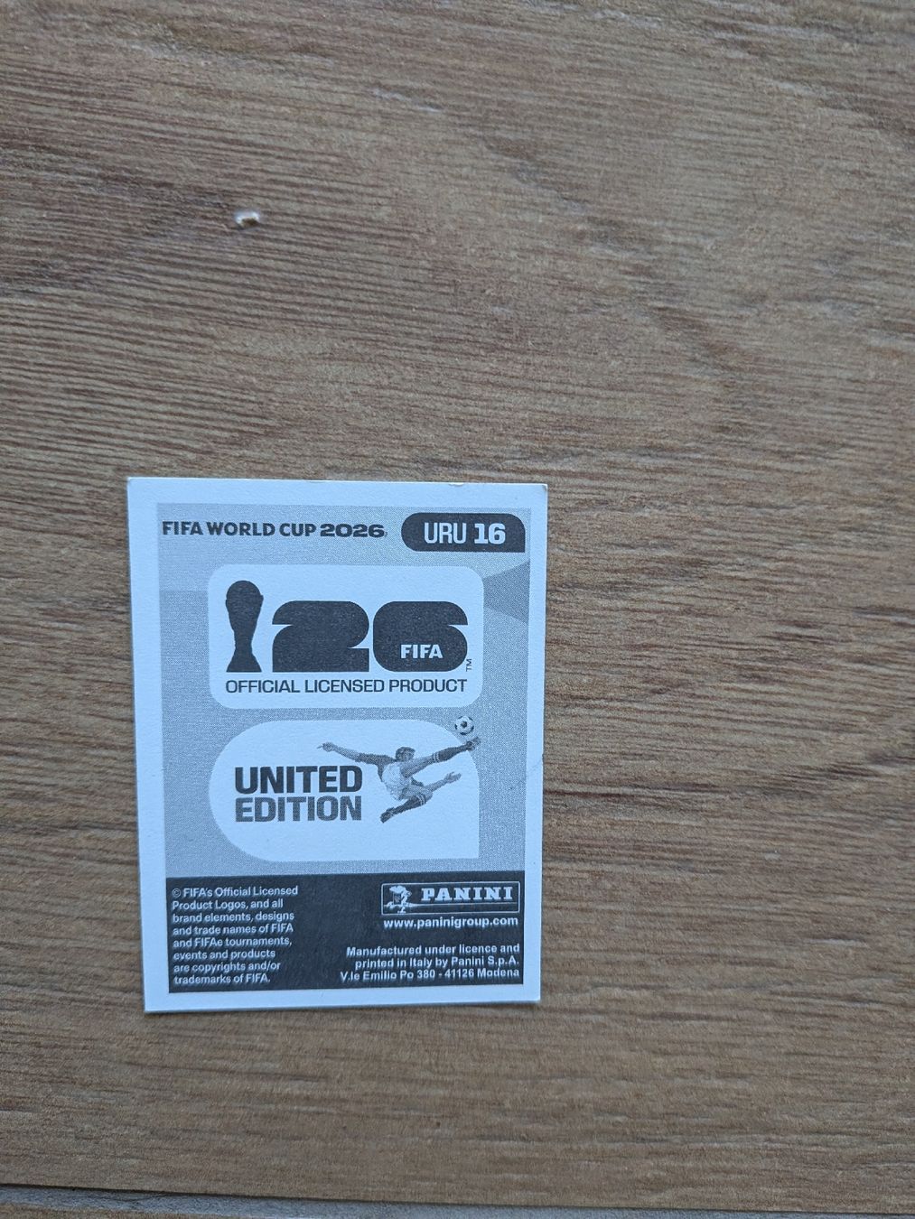 Panini Carte collezionabili: Panini Bild URU 16 – Usato da Eschenbach SG venduto da SanFranciscoCalifornia 1