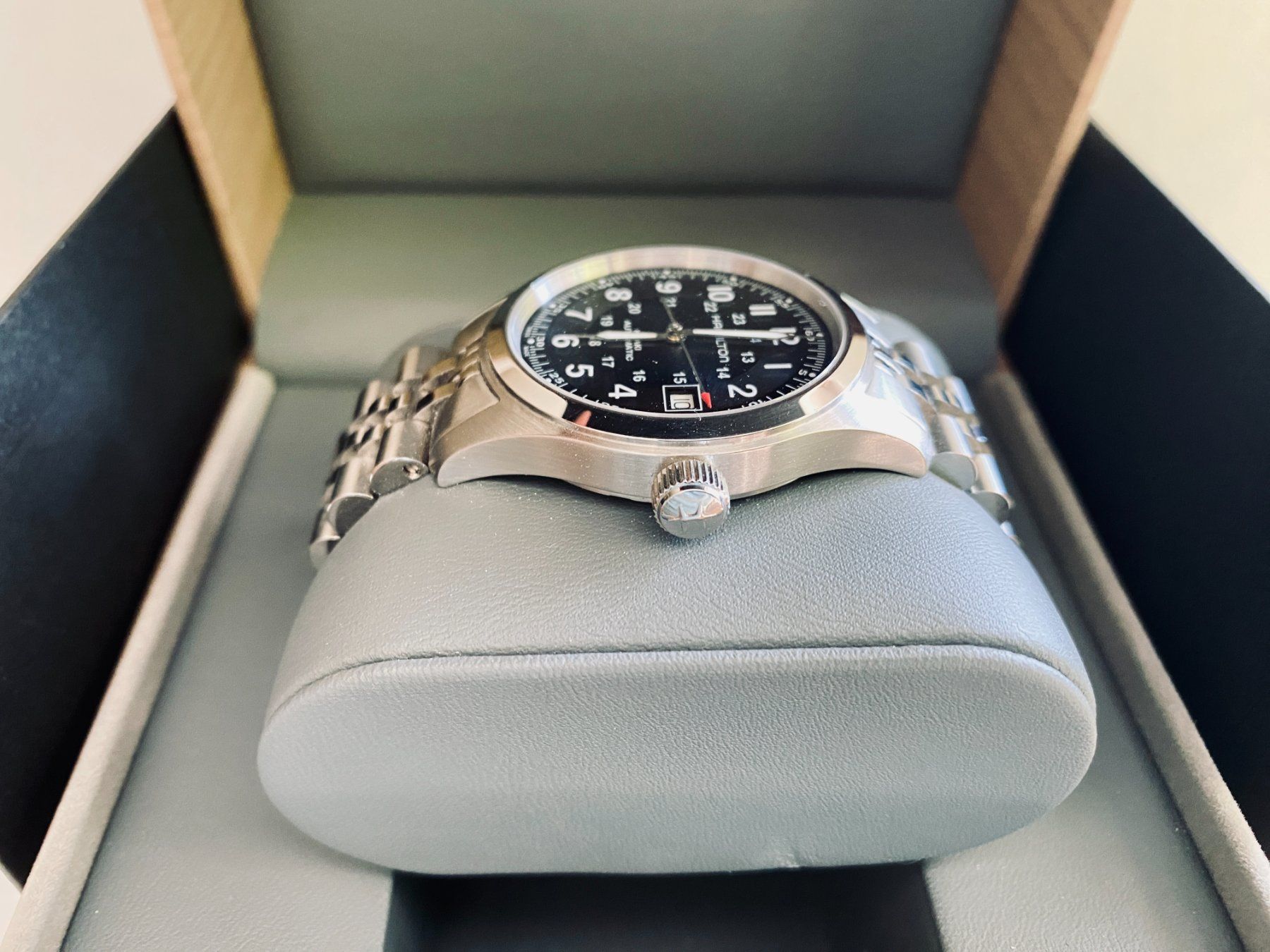Hamilton Montres: Hamilton Khaki Field Automatic – D'occasion à Genthod par Bid-one 5