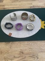 6 stylische Armreifen, verschiedene Designs