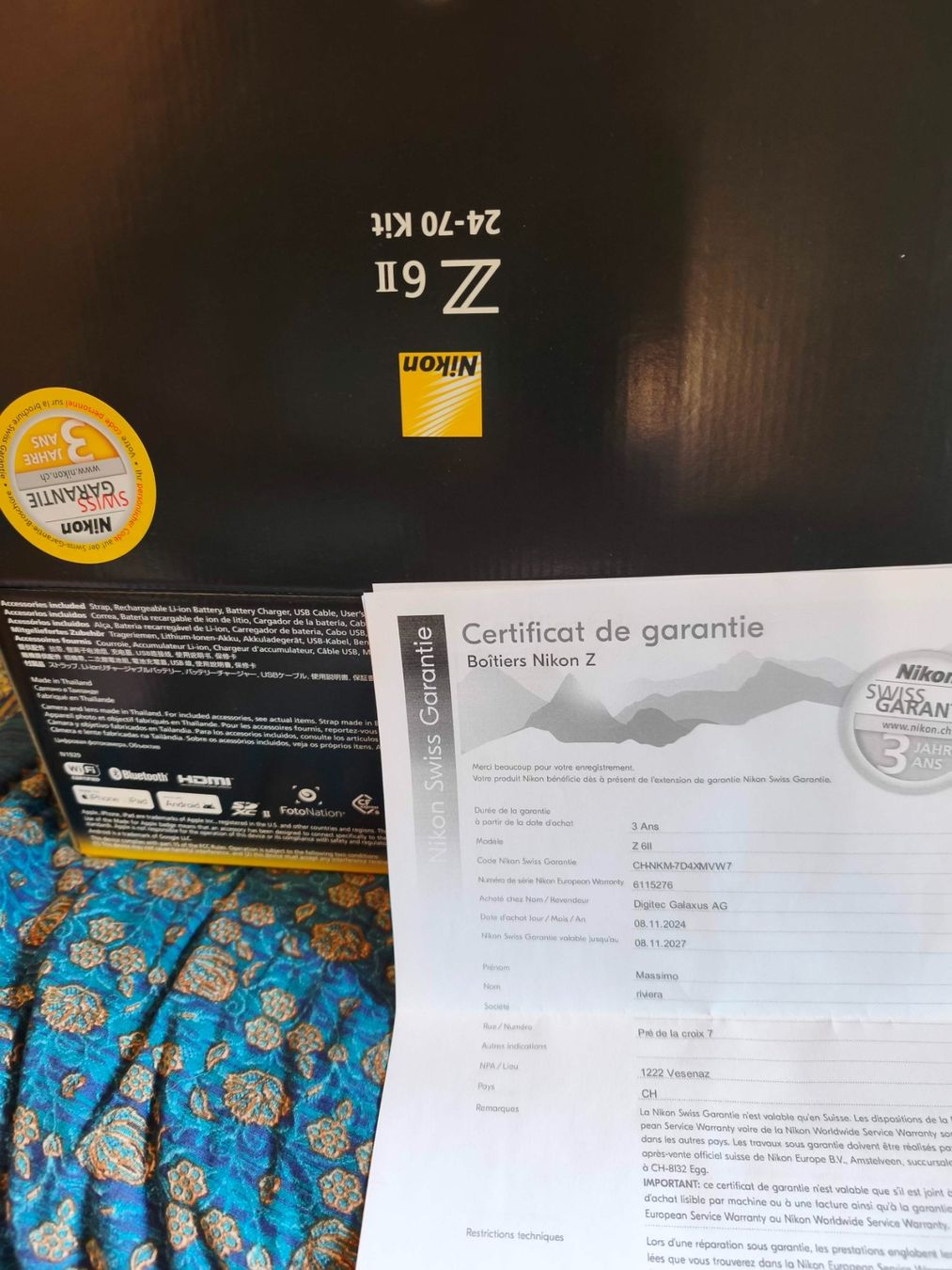 Nikon Fotocamera: NIKON Z 6II 24-70 KIT – Usato da Vesenaz venduto da caffedolce 7