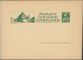 1924 - Ganzsache - Geschenkheft - Bildpostkarte