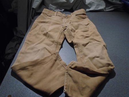 Hose Grösse 104, H&M, hellbraun, Druckknopf
