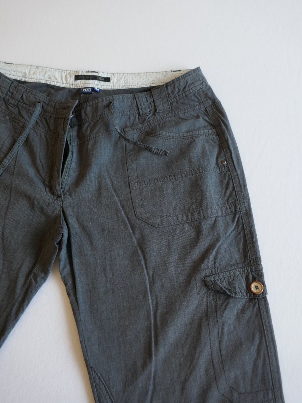 Cecil Hosen: CECIL  lange Damen-Freizeithose - Anthrazitfarbig – Gebraucht aus Volketswil von Cobra22 1
