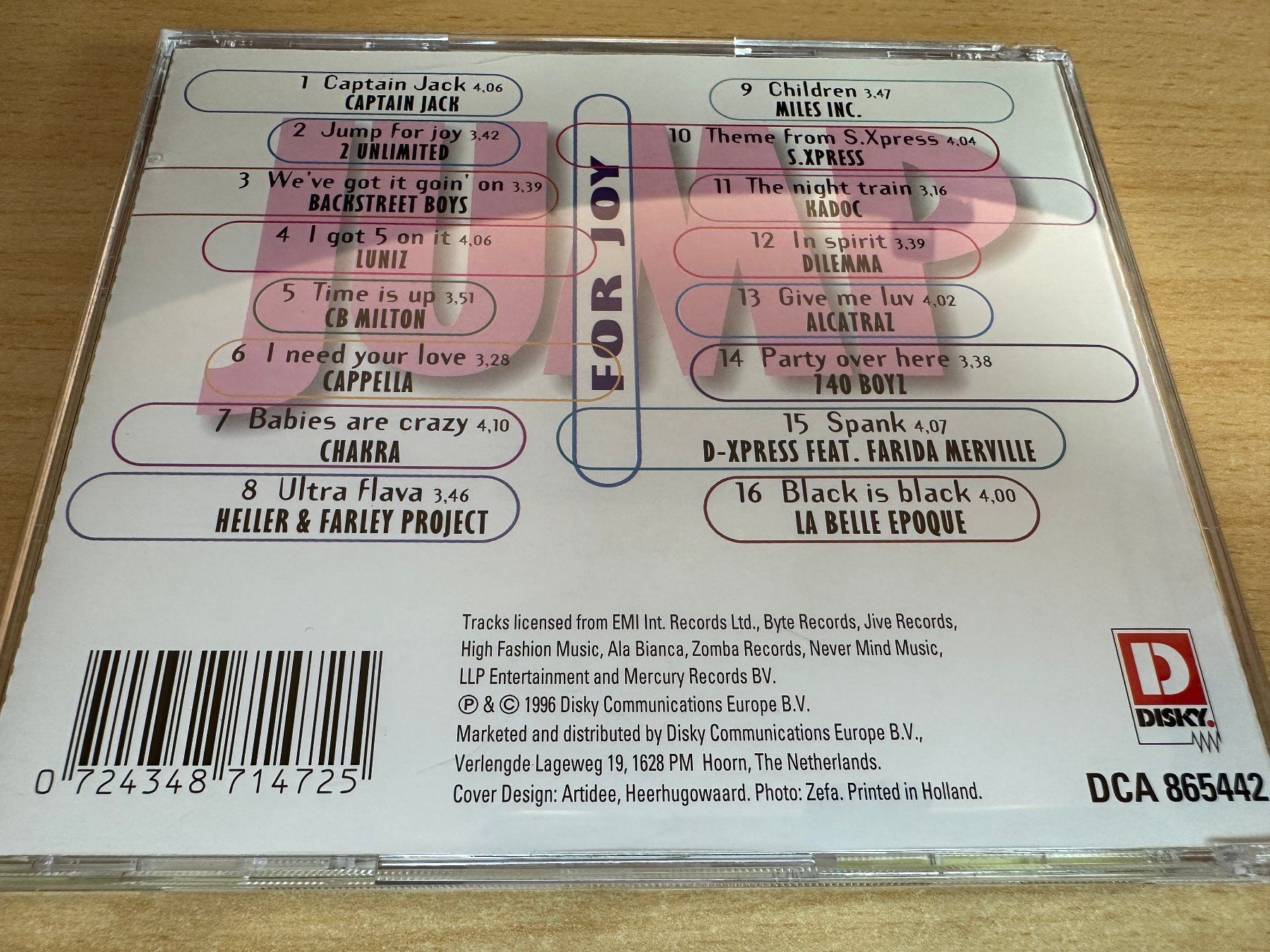 CD: Various – Jump For Joy – Usato da Rikon im Tösstal venduto da Alpenmutz 1