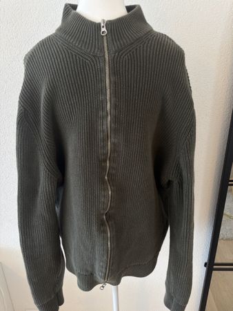Zara Strickjacke, Olivgrün, Herren XL, Top Zustand!