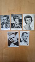 Original Autogramme auf Vintage Karten / Fotos (5 St.)