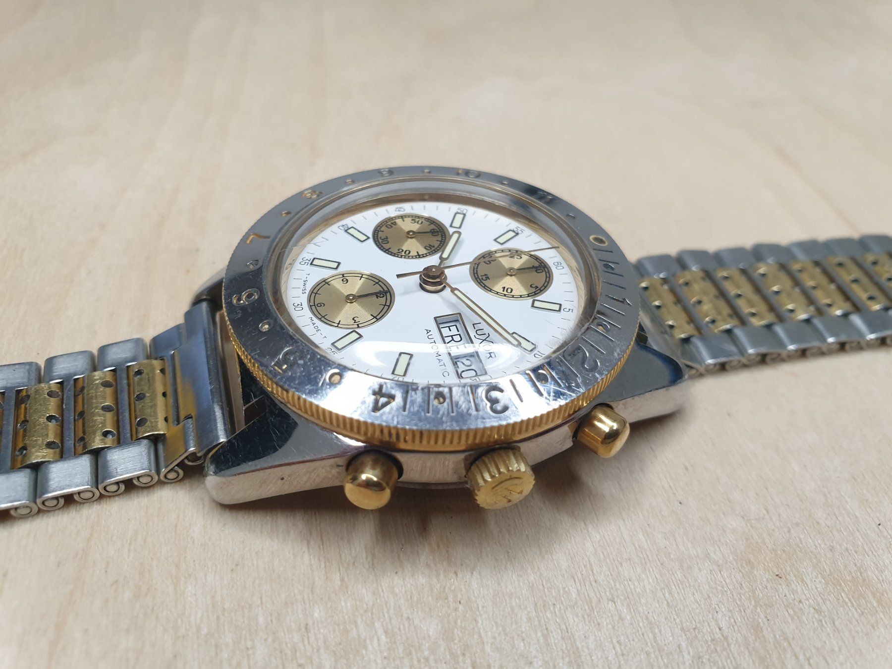 Uhren: Luxor chronographe automatique – Defekt aus Posieux von Csardas. 1