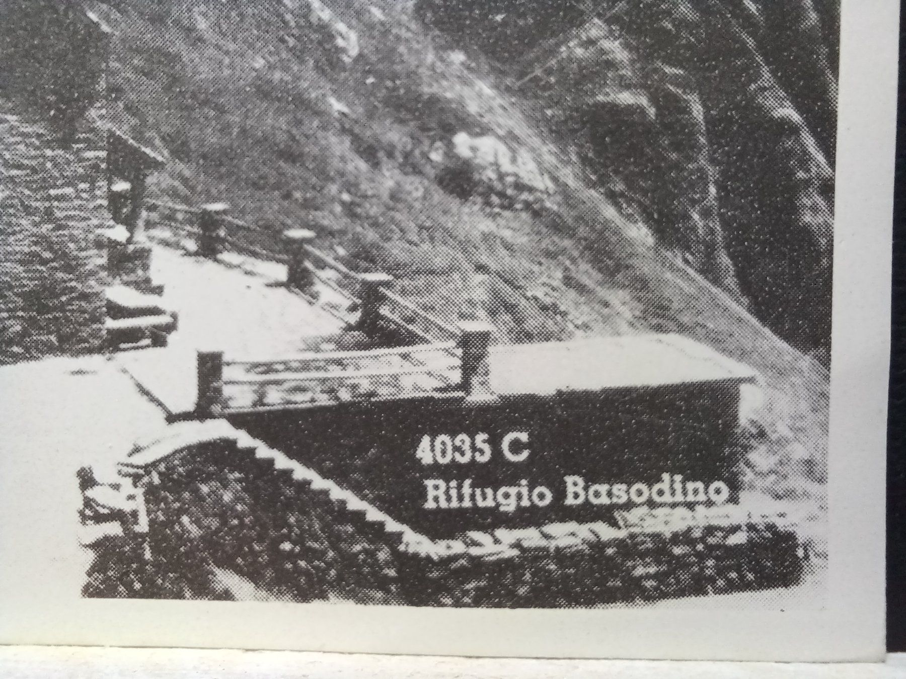 Cartoline postali: TI, Refugio Basodino, Cevio,Scevi, Cevi, – Usato da Aarau Rohr venduto da mgvw 2