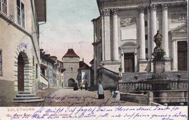 Solothurn Teilansicht mit Baseltor