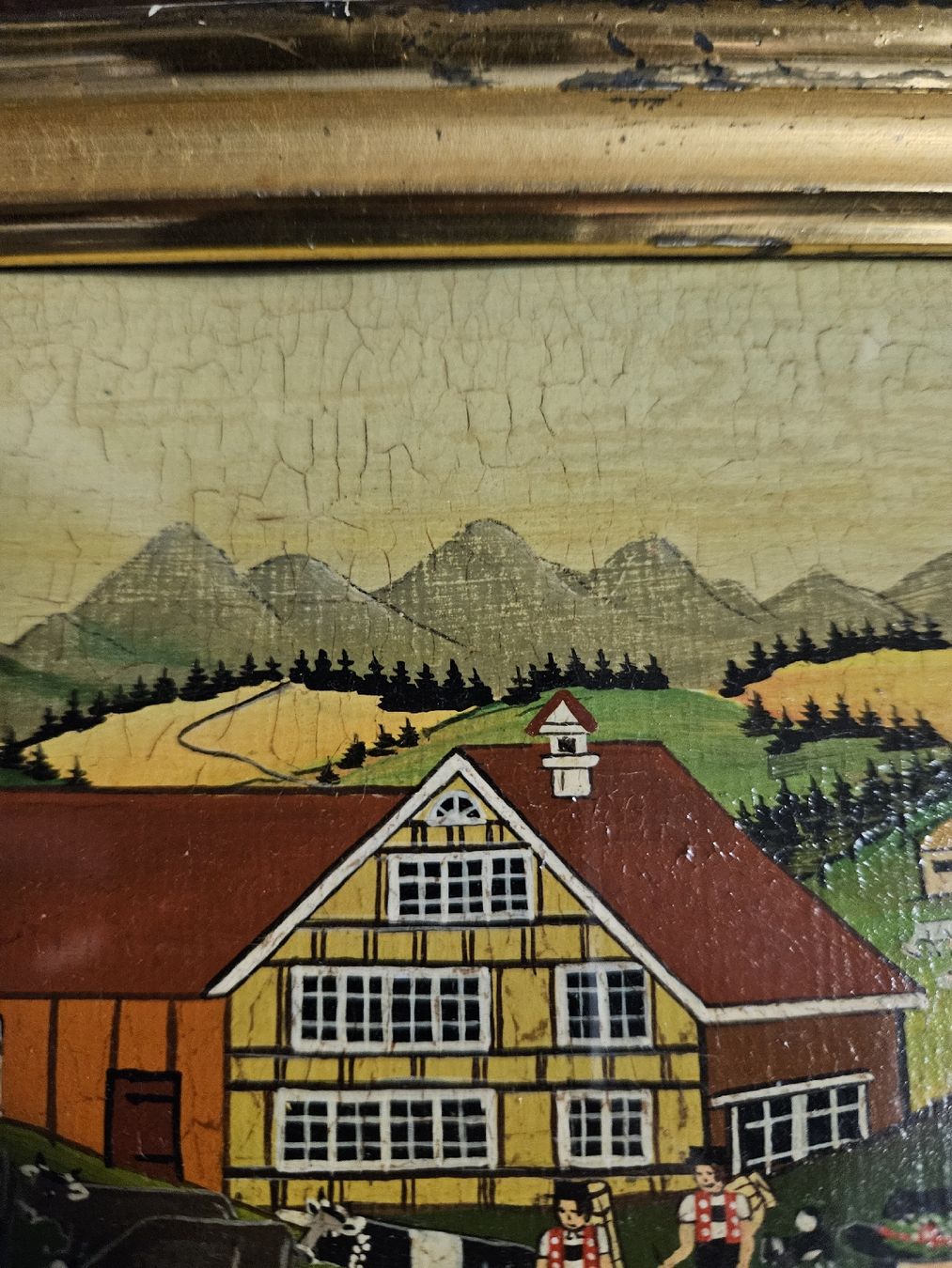 Tableaux: gemälde appenzell – Défectueux à Schwellbrunn par Omega-alpha 5