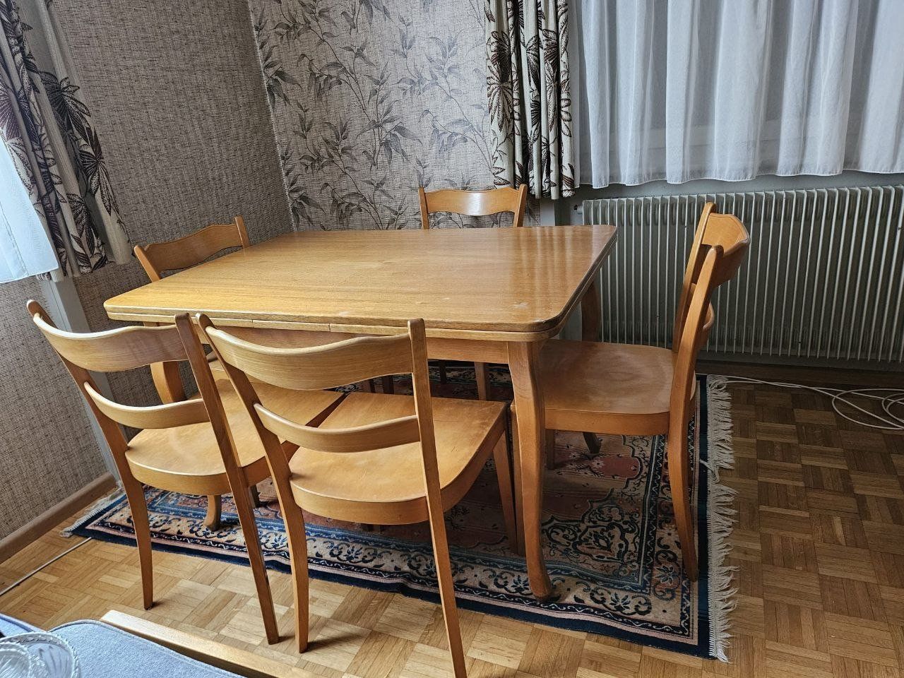 Set di tavolo e panche: Table extensible + 6 chaises – Usato da Chalais venduto da Luk_nc2b