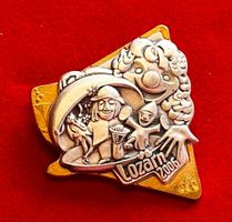 Fasnachtsplakette Luzern GOLD 2006 mit Original-Nadel