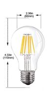 LED E27 (12VDC) 6 Watt ca.400Lumen warmweiss 2700K