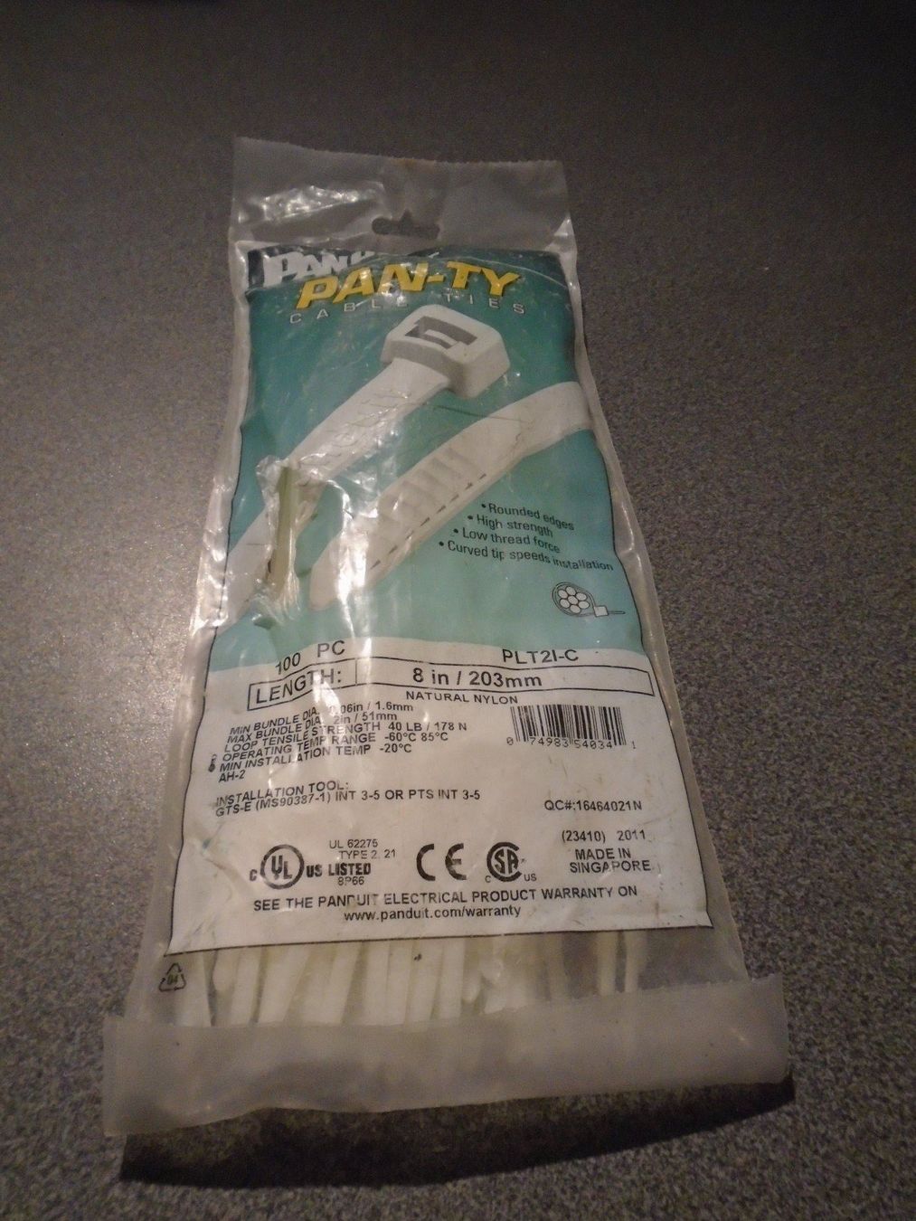 Kabel: Kabelbinder, Panduit 8 in/203 mm – Gebraucht aus Zürich von Motzkuh