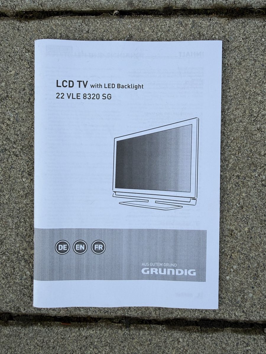 Grundig Appareils TV: LCD TV Grundig 22 Zoll – D'occasion à Elgg par dan_f8gv 2