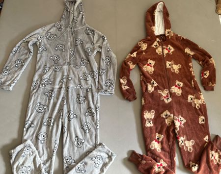 2x kuscheliger Teddy Overall ~ Grösse S und M
