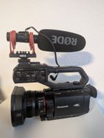 PANASONIC HC-X2000E (3840x2160, 4K) with Rode VideoMic Rycot