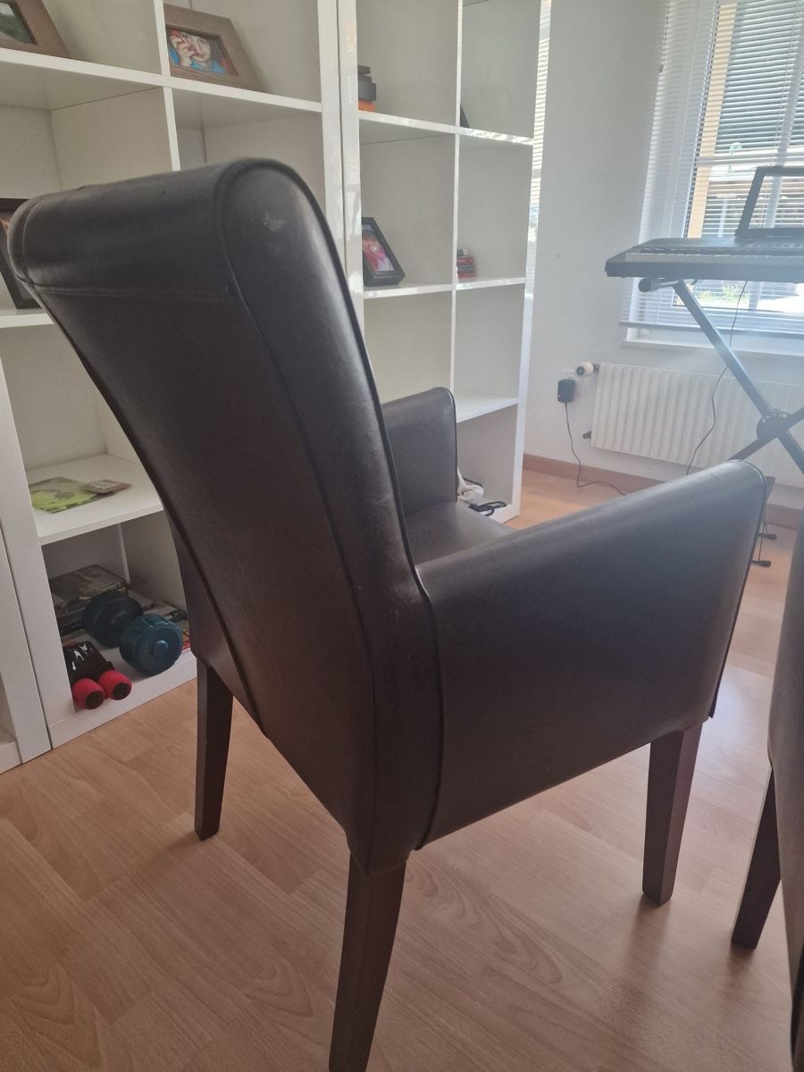Sedie: Sessel braun Kunstleder – Usato da Bern venduto da howi72 1