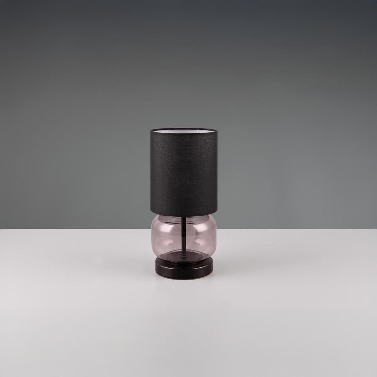Lampen: Tischleuchte, Stoff, Glas, 28 cm Höhe – Neu (gemäss Beschreibung) aus Kreuzlingen von Smart-Light 1