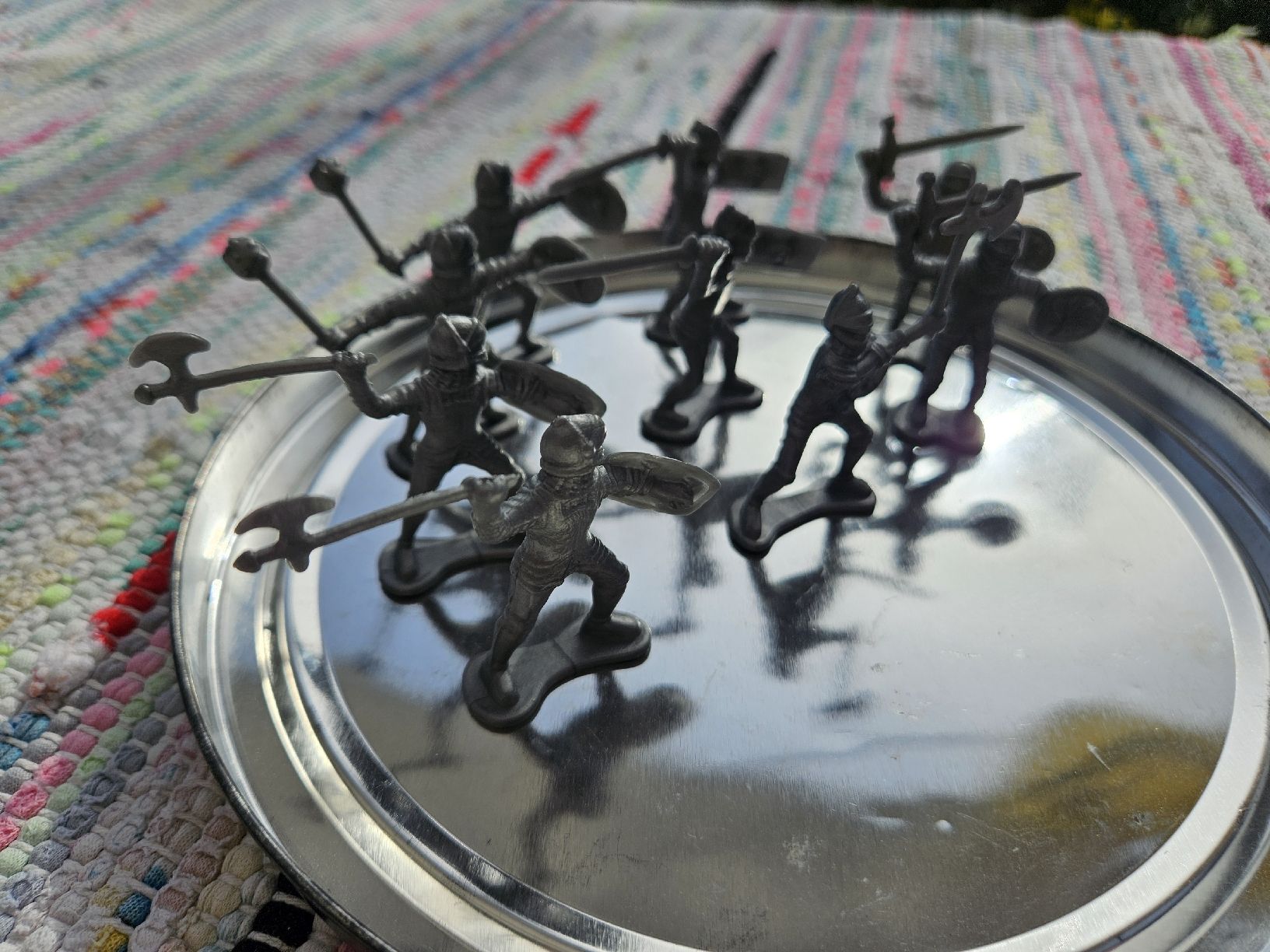 Statuette: 9 Ritterfiguren, Plastik – Usato da Wettingen venduto da Sk8ertomda 2