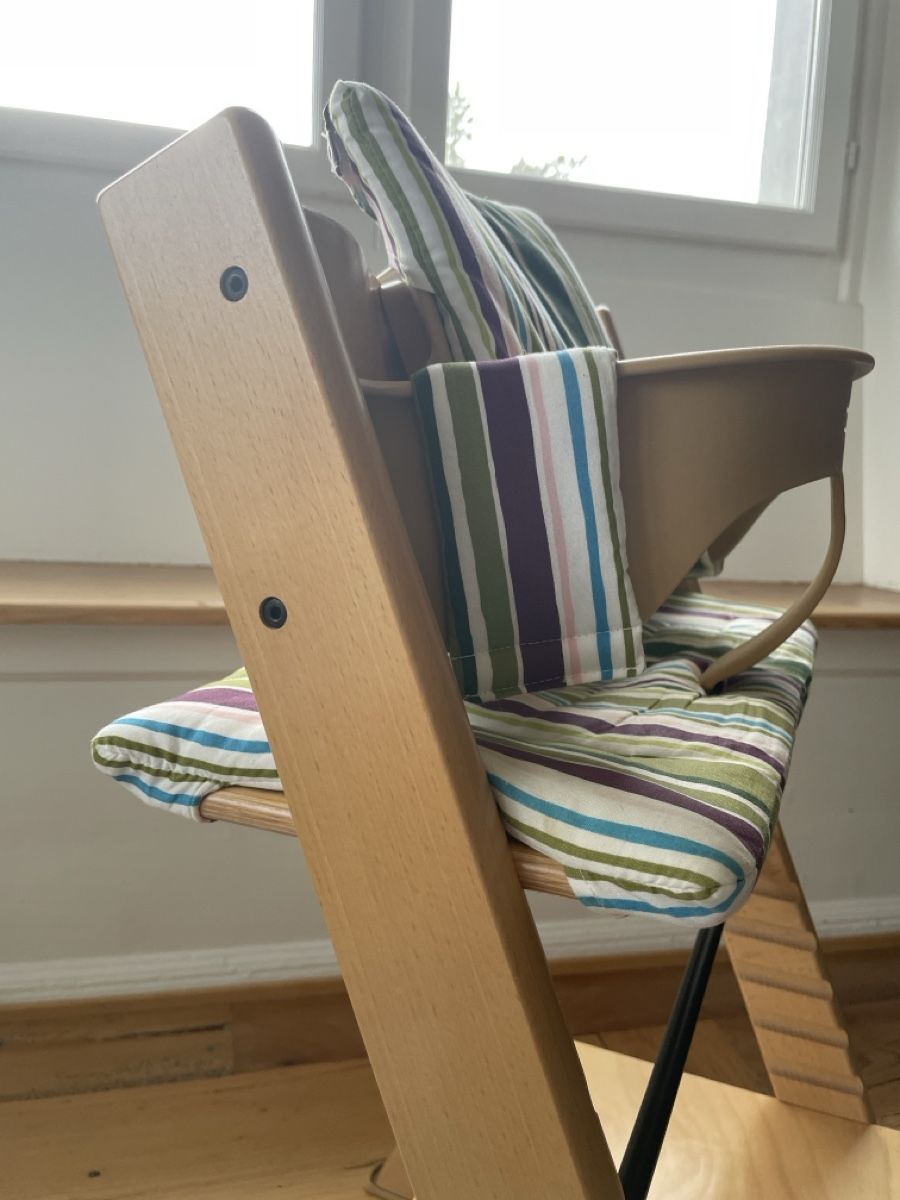 Stokke Seggioloni: TrippTrapp mit Babyset – Usato da Zürich venduto da Celineb0 3