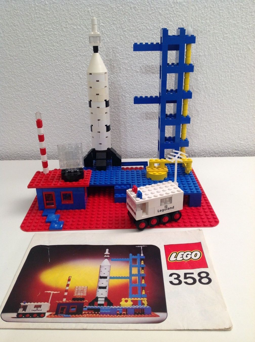 Lego Giocattoli: Lego Legoland Rocket Base 358 von 1973 – Usato da Willisau venduto da Keks5