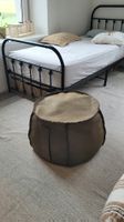 olivgrüner Pouf neu