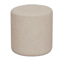 Pfister Johann Jackob Hocker Pouf Ejby Bouclé beige neu