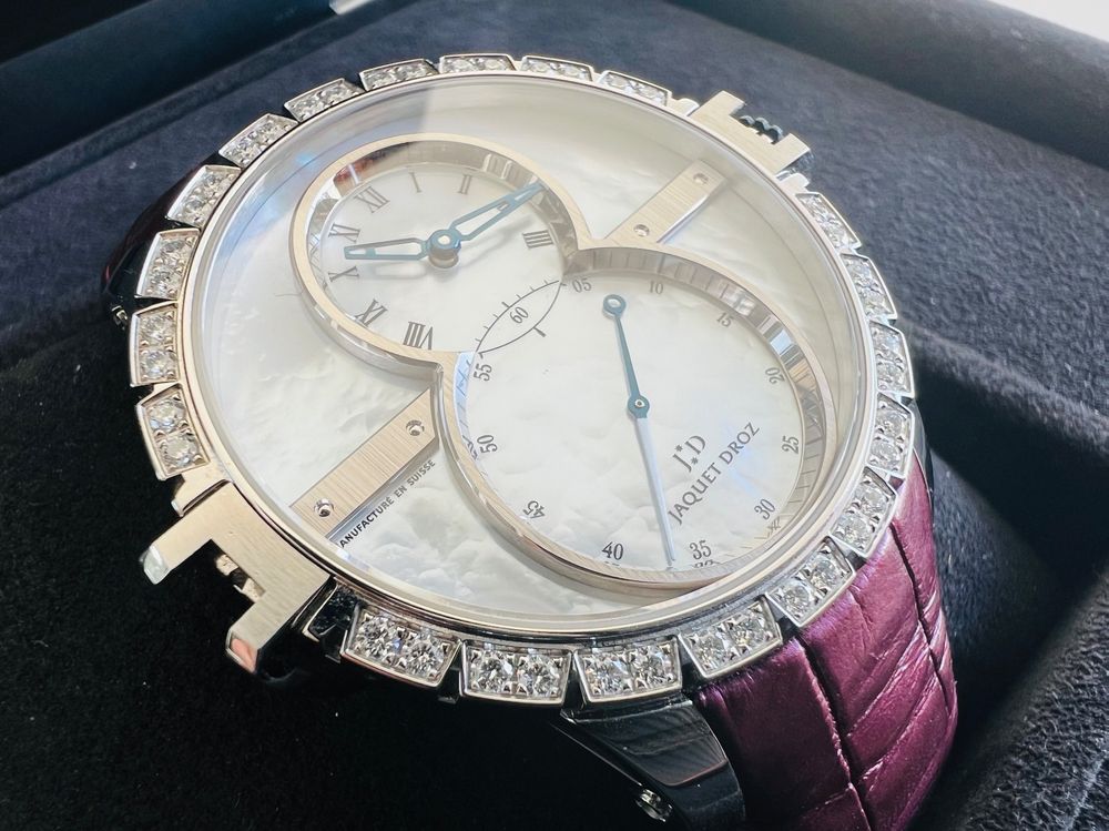Jaquet Droz Uhren: JAQUET DROZ Grande Seconde SW41 Auto, MOP&Diamonds, OVP19000 – Neu (gemäss Beschreibung) aus Le Mont-sur-Lausanne von LycaGallery 2