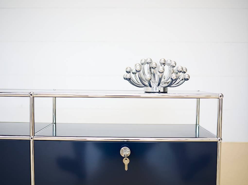 USM Mobili TV: USM Haller Lowboard Stahlblau – Usato da Meinisberg venduto da atelier_TILIJA 9