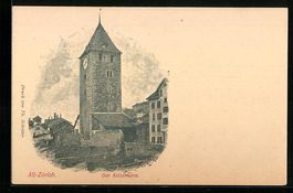 Zürich, der Ketzerturm in der Altstadt