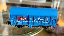 Wagon marchandises Cargo Domizil H0 bleu Märklin