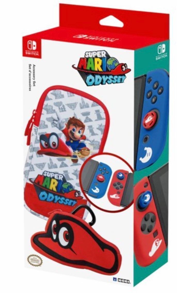 Schutzhüllen: Nintendo Switch Starterset Mario Odyssey – Neu und originalverpackt aus Rebstein von gimmma