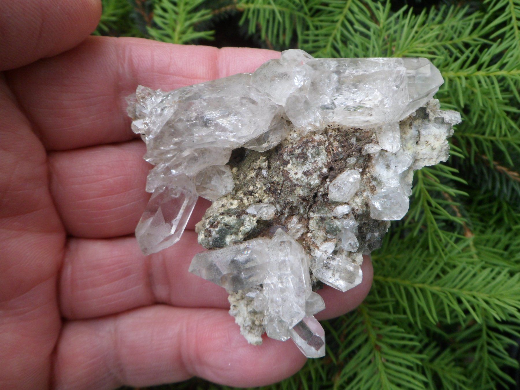 Mineralien & Heilsteine: Bergkristall Schweiz – Gebraucht aus Affoltern am Albis von Fossil60 3