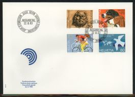 1983, FDC, Sonderpostmarken II (Nr. 701–704)