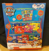 3er-Pack-Spiele Paw Patrol / Vorschullernspiele; NEU