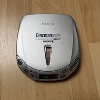 Sony Discman D-E405 CD-Player silbern gebraucht