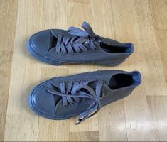 Grau Converse low sneakers 36