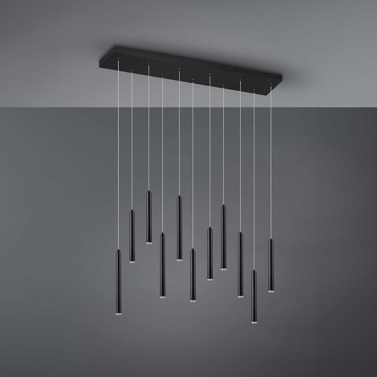 Lampadari & plafoniere: LED Pendelleuchte, Schwarz, 115 x 15 cm – Nuovo (secondo la descrizione) da Kreuzlingen venduto da Smart-Light 4