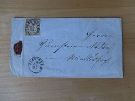 Oensingen, Notarielle Brief nach Wiedlisbach 13. Juli 1863