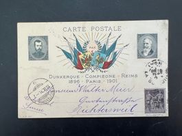 Postkarte 1907 ilustr. Pax Karte Frankreich selten    (G175)