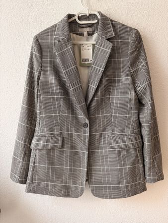 Veste à carreaux H&M T40 neuve avec étiquette