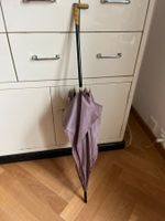 Vintage Stockschirm Altrosa Defekt – Requisite / Bastler