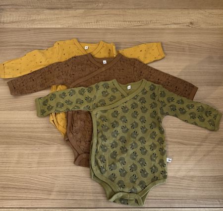 Pippi Baby Body Gr. 62, Oeko-Tex, 3er Set NEU