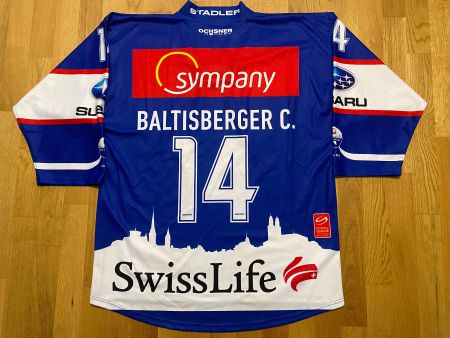 ORIGINAL ZSC LIONS # 14 C. BALTISBERGER TRIKOT 2015/16 XL