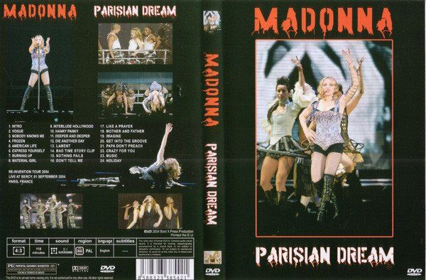Tutti i DVDs: Madonna – Parisian Dream – Usato da Nidau venduto da ybm 1