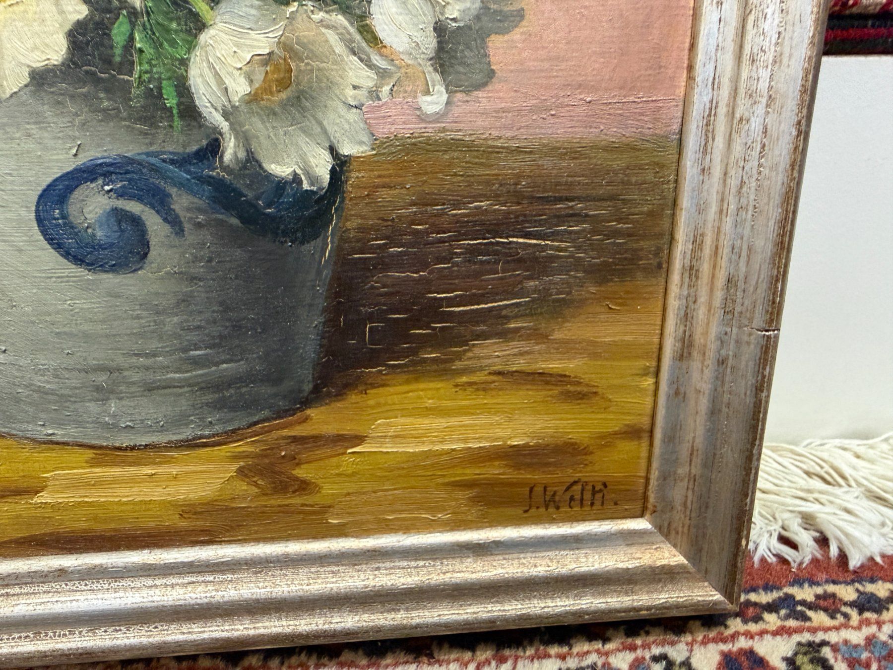 Dipinti: Atmosphärisches Blumen Gemälde mit Blütenpracht – Usato da Steinhausen venduto da ZeitreiseBrocki 6